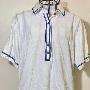 Men’s White Polo Size L